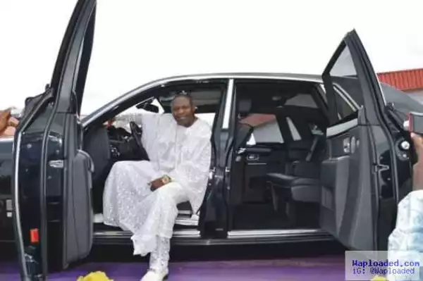 Photos: Nigerian Pastor Gets Rolls Royce Phantom As His 50th Birthday Gift